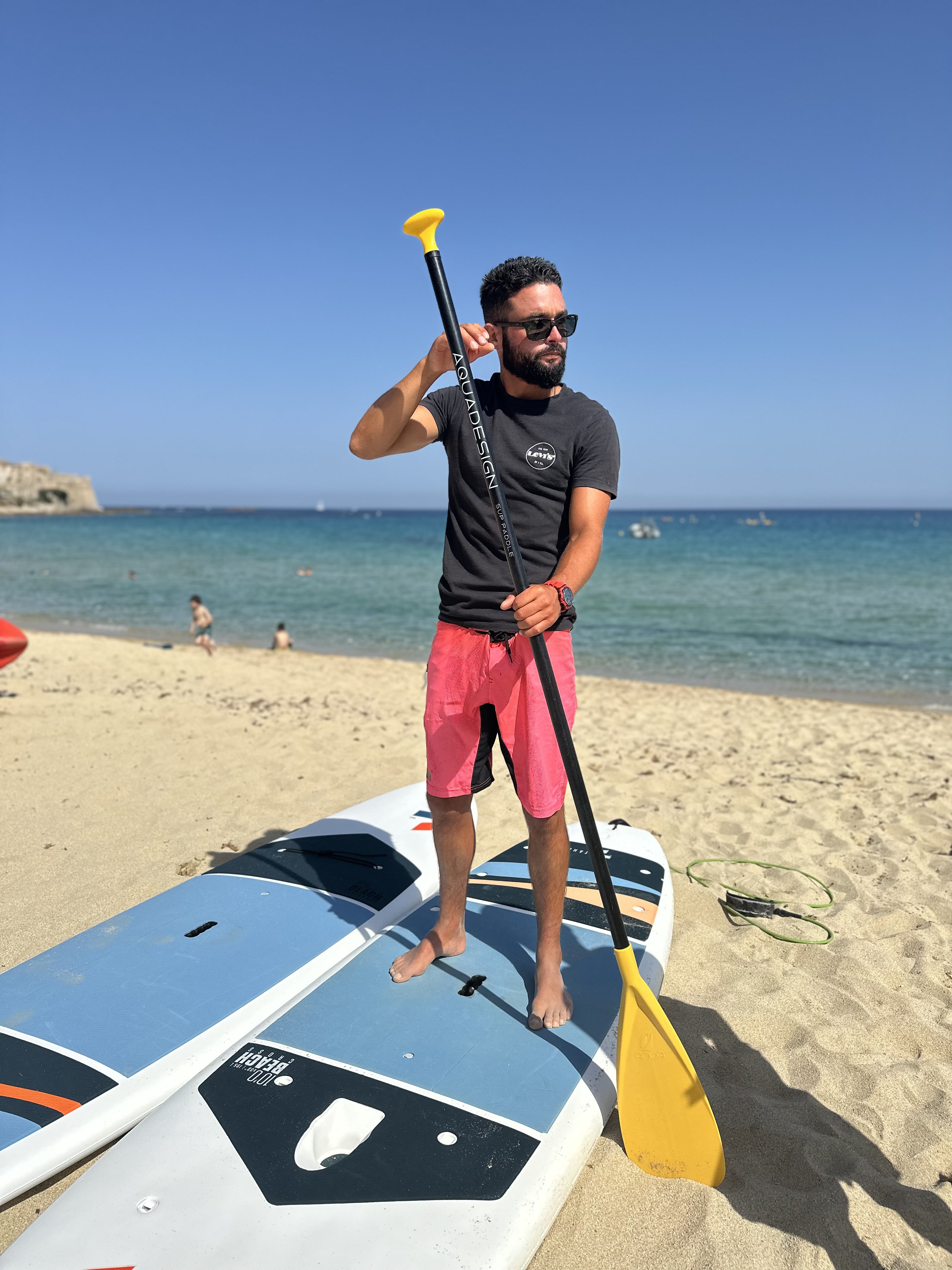 Mathias, encadrant nautique Algajola Sport & Nature